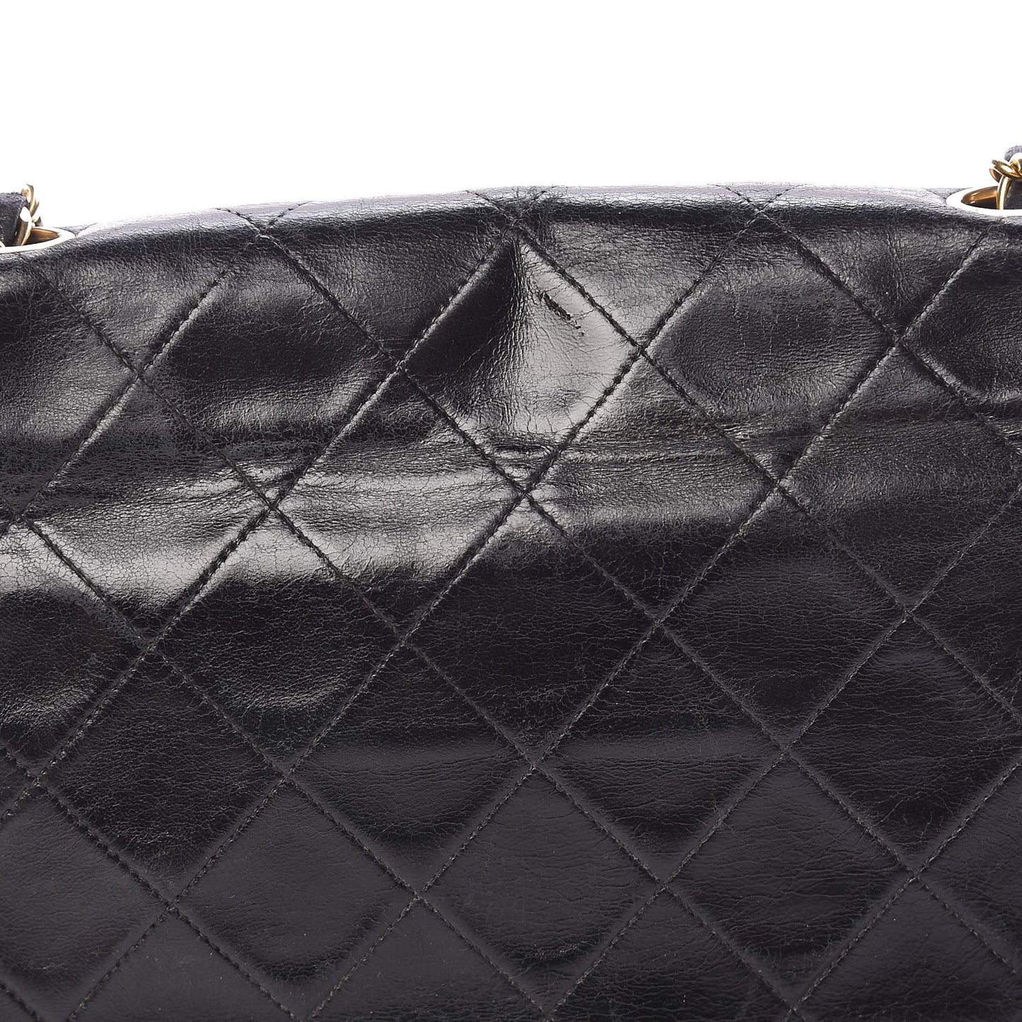 Lambskin Quilted Small Single Flap Black