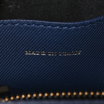 Burberry Trench Calfskin Medium DK88 Top Handle Bag Ink Blue 6 of 8