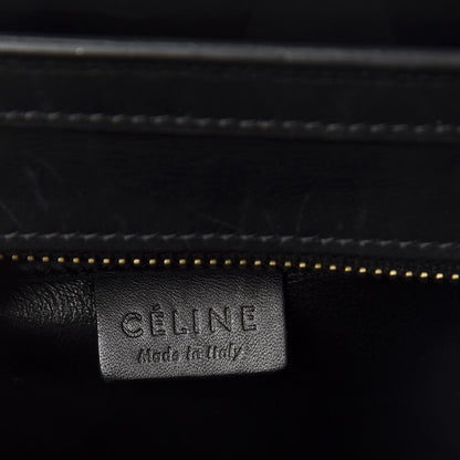 Celine Elephant Calfskin Suede Tri-color Nano Luggage Sand 8 of 11
