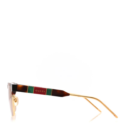 Gucci Squared Aviator GG Sunglasses GG0603S Tortoise 3 of 8