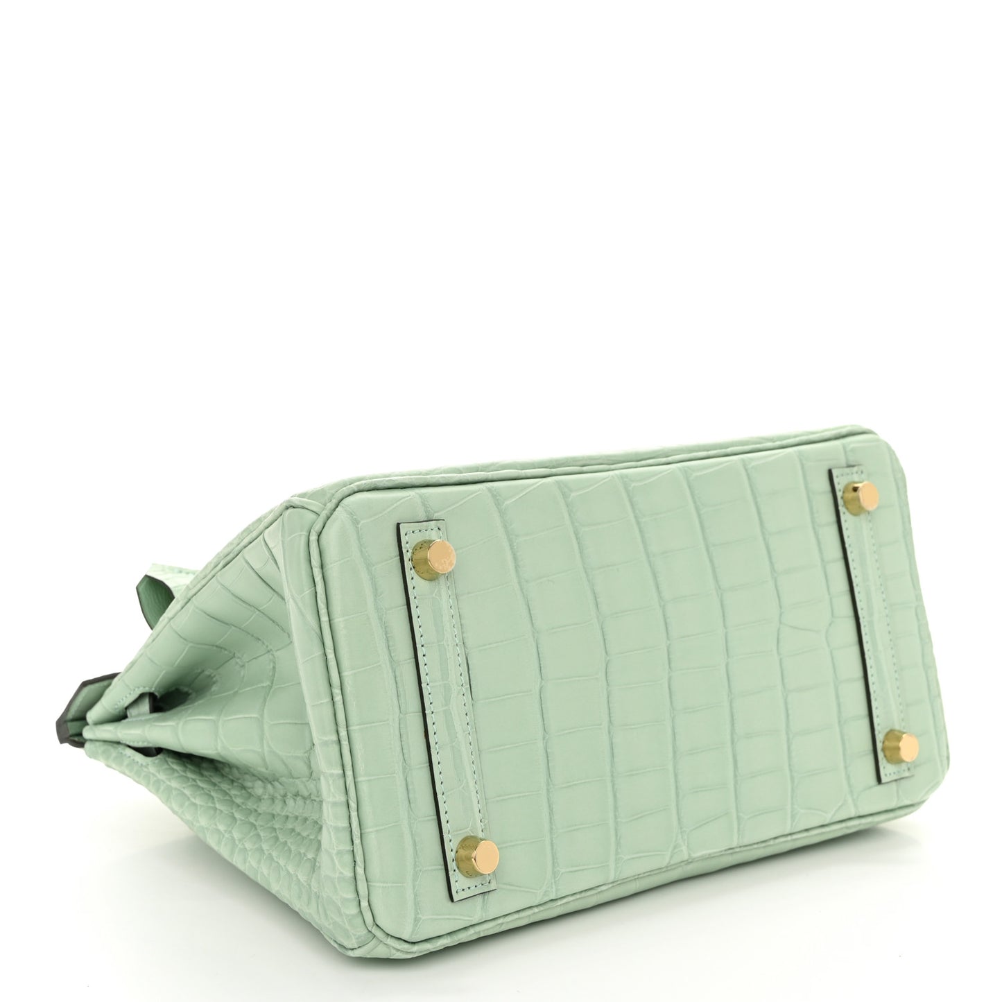 Matte Alligator Birkin 25 Vert D'eau