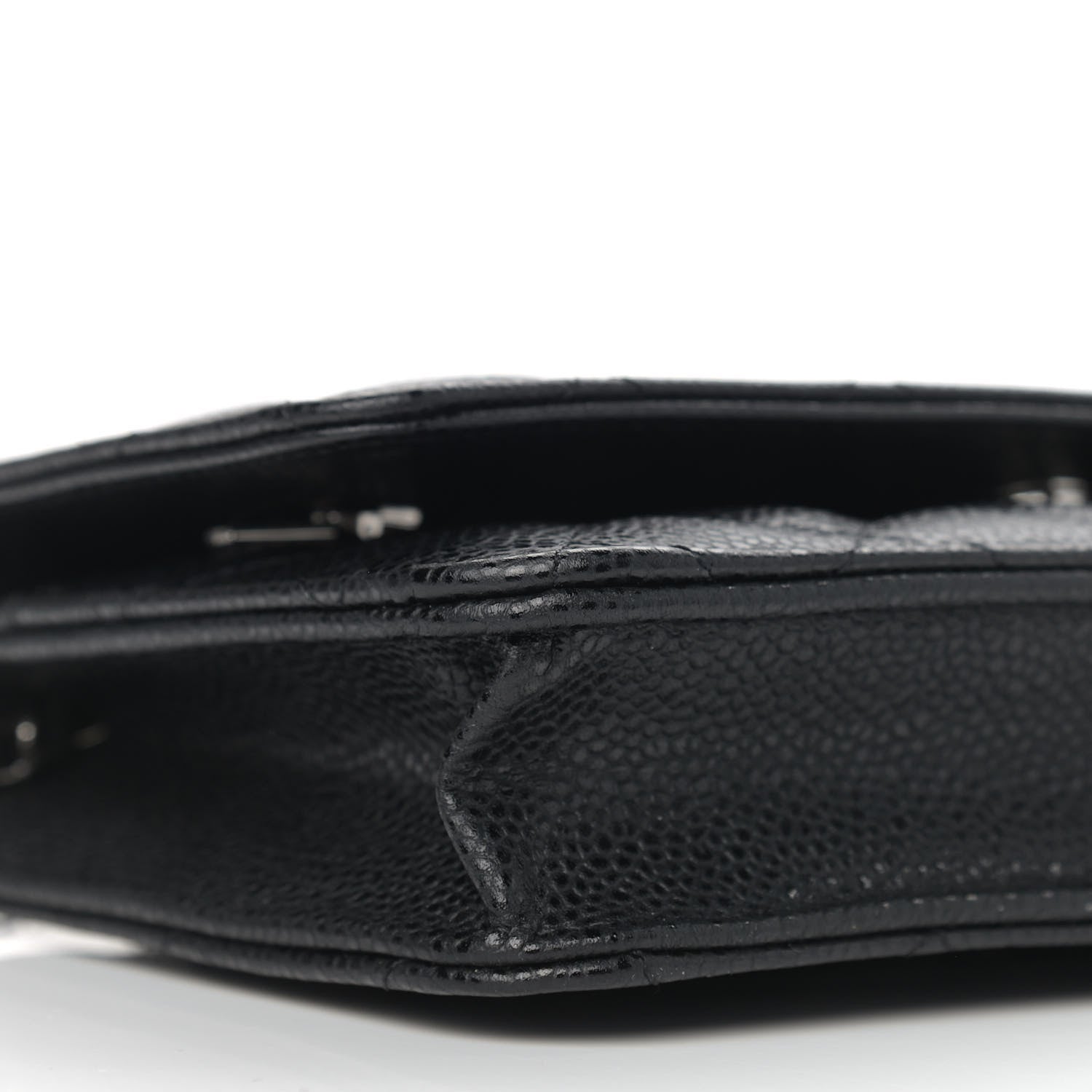 Chanel Caviar Quilted Wallet On Chain WOC Black 9 of 11