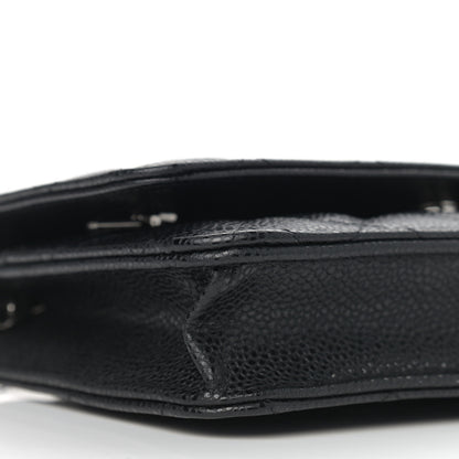 Chanel Caviar Quilted Wallet On Chain WOC Black 9 of 11