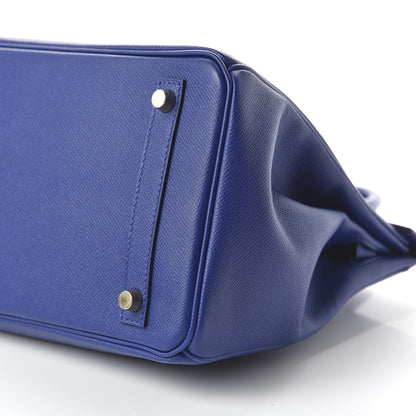 Hermes Epsom Birkin 30 Bleu Electrique 7 of 11