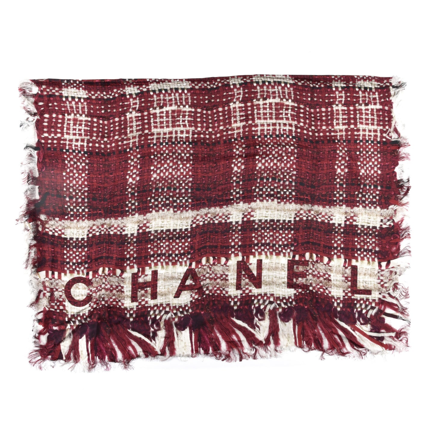Silk Tweed Effect CC Stole Pink