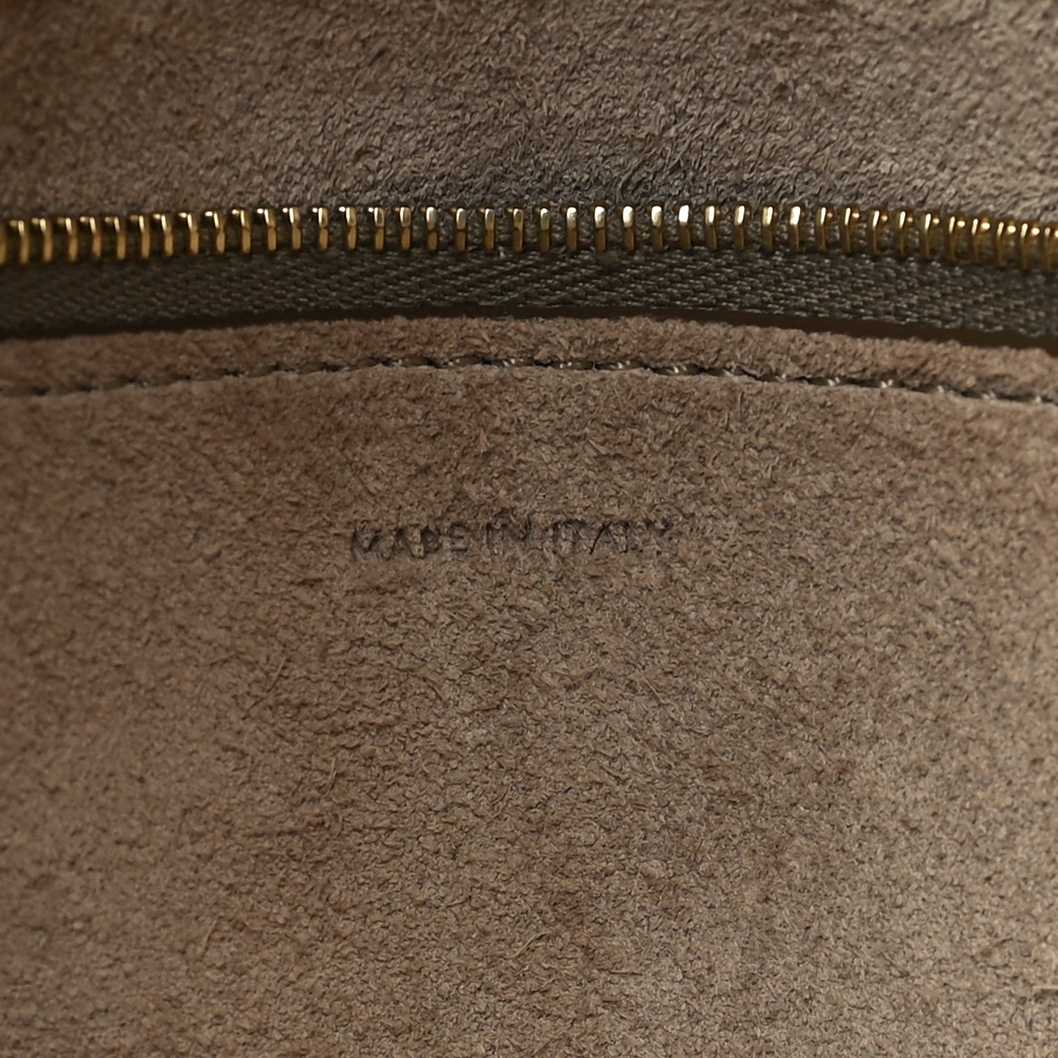 Celine Soft Grained Calfskin Sangle Bucket Bag Taupe 7 of 10