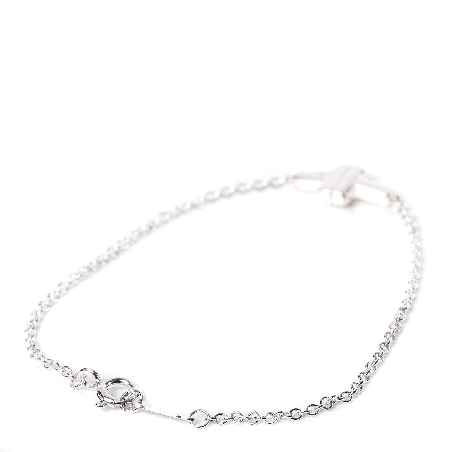 Tiffany Sterling Silver T Two Single Chain Bracelet 3 of 6