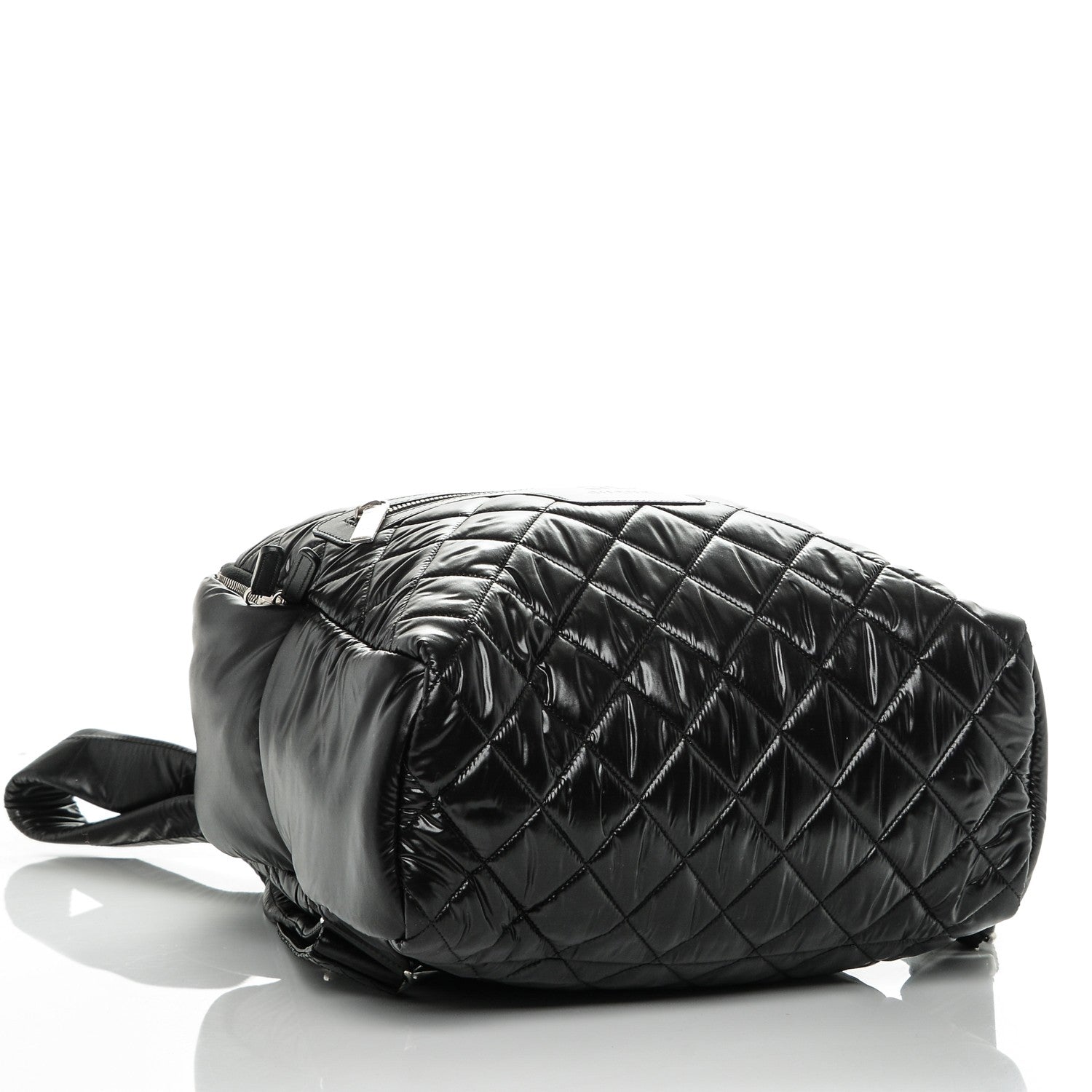Chanel Nylon Quilted Coco Cocoon Backpack Black 4 of 7