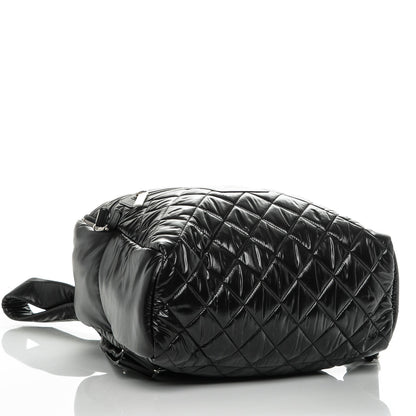 Chanel Nylon Quilted Coco Cocoon Backpack Black 4 of 7