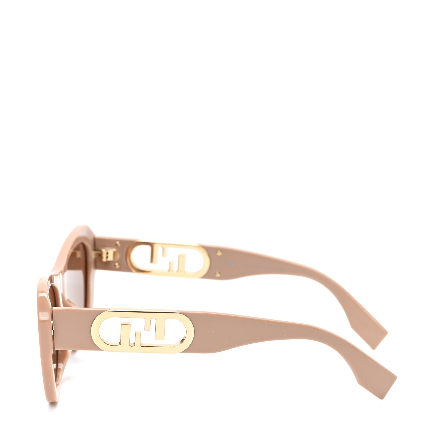 Acetate O'Lock Cat Eye Sunglasses FE40064I Beige