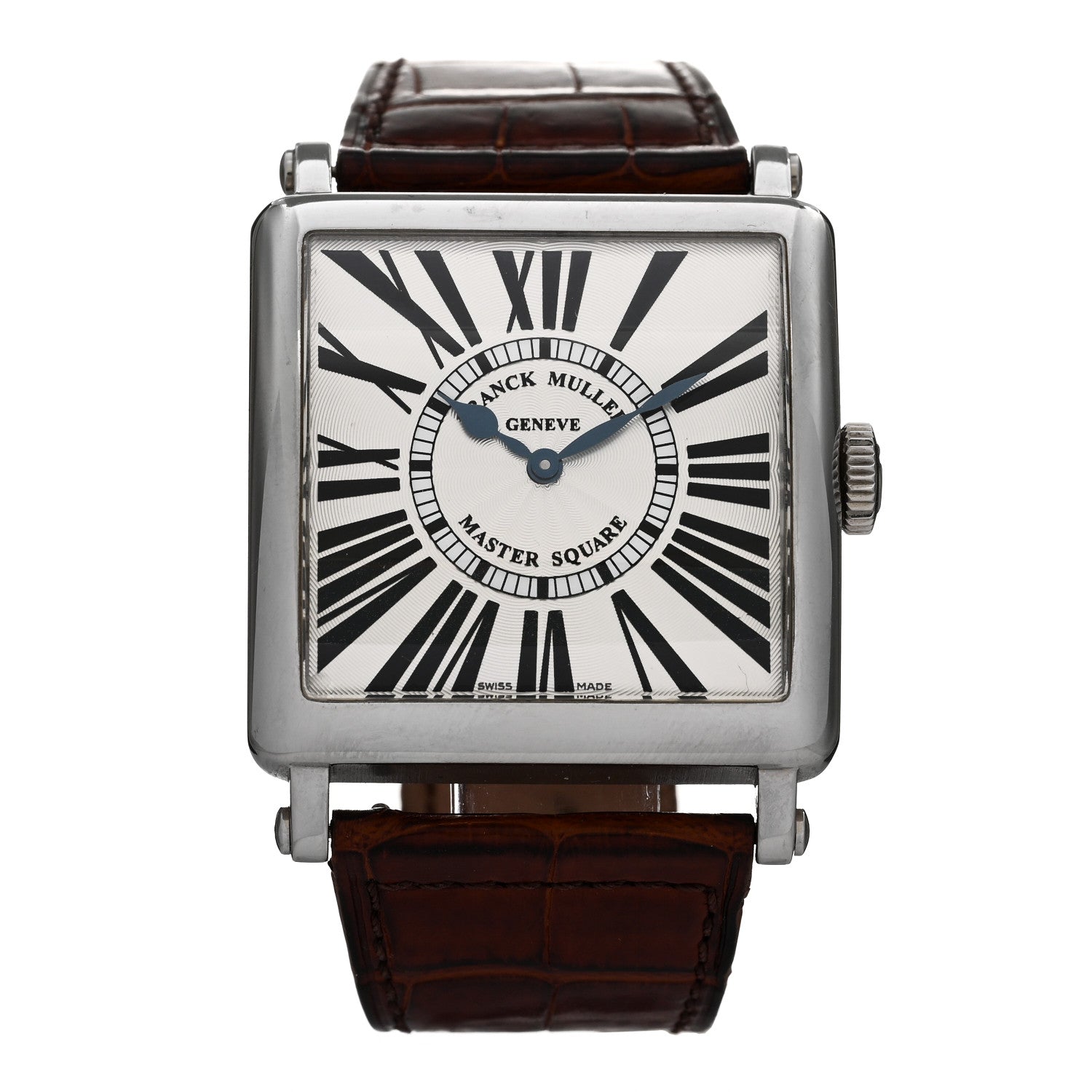 Franck Muller Stainless Steel Alligator 36.5mm Master Square Automatic Watch 6002HQZ 1 of 4