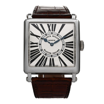 Franck Muller Stainless Steel Alligator 36.5mm Master Square Automatic Watch 6002HQZ 1 of 4