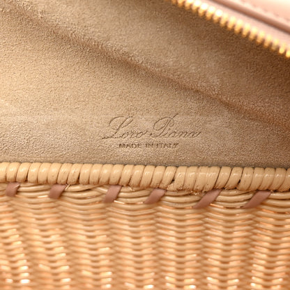 Loro Piana Wicker Calfskin L19 Extra Pocket Pouch Feather Pink 7 of 11