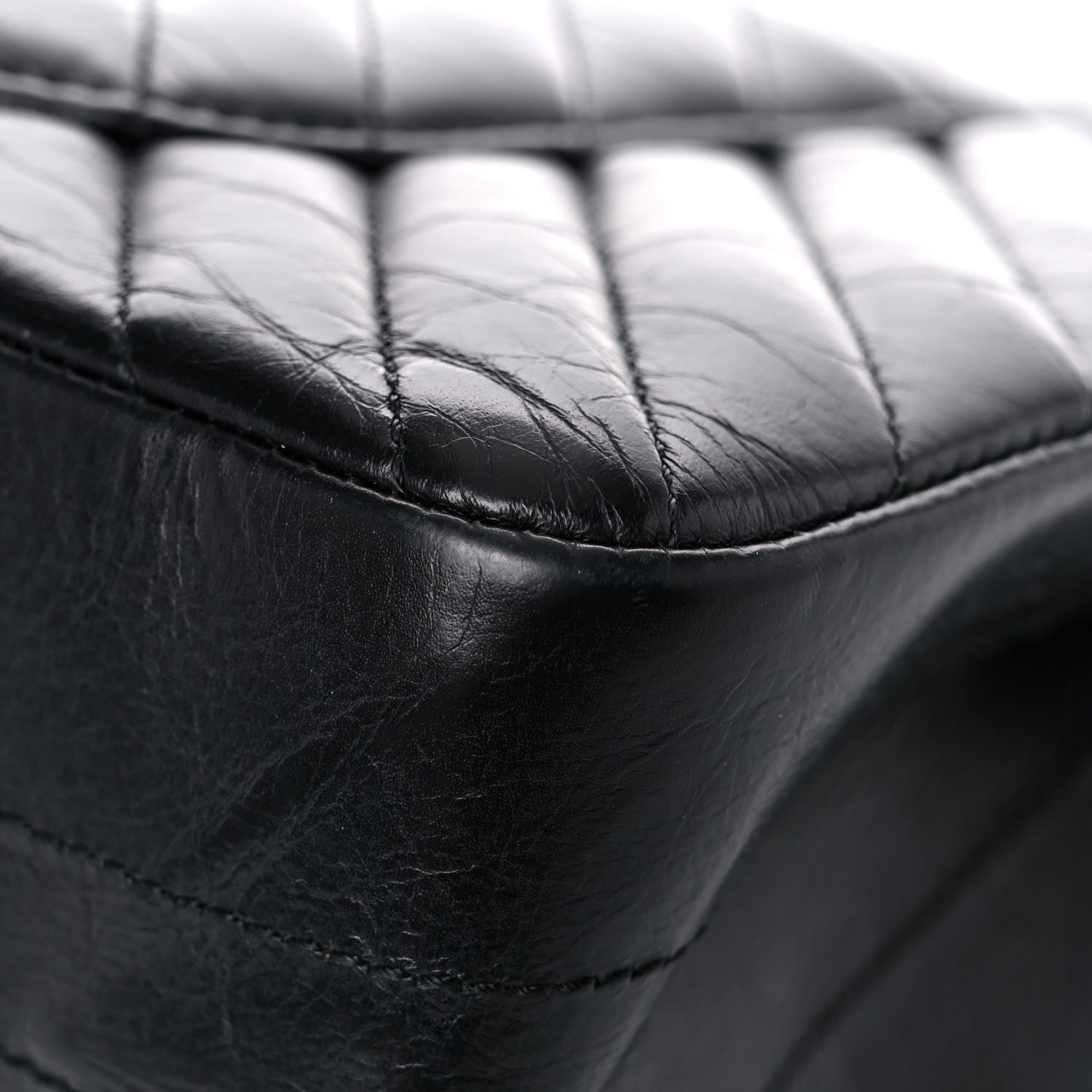 Chanel Aged Calfskin Chevron Quilted 2.55 Reissue 226 So Black 11 of 18