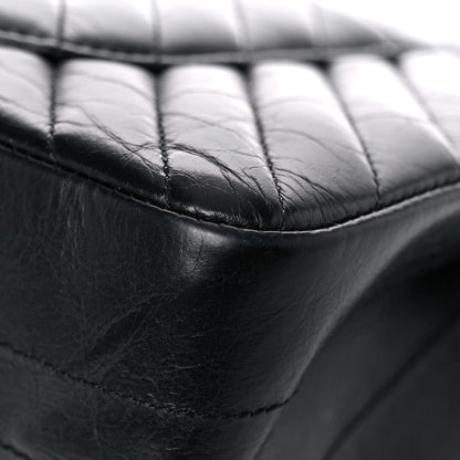 Chanel Aged Calfskin Chevron Quilted 2.55 Reissue 226 So Black 11 of 18