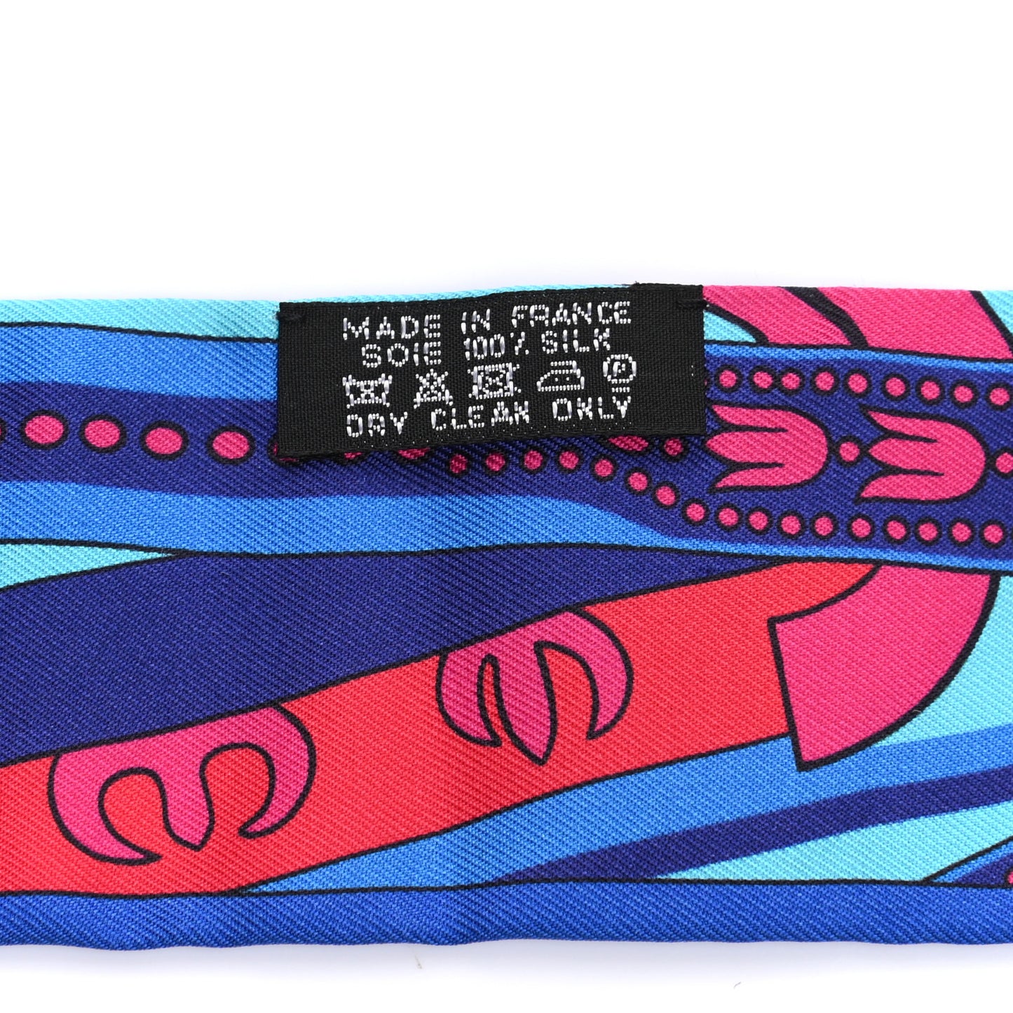 Silk Balade En Berline Twilly Rouge Fuchsia Turquoise