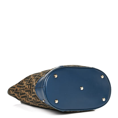 Fendi Zucca Tote Tobacco Blue 3 of 12