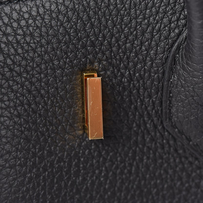 Hermes Togo Birkin 25 Black 21 of 34