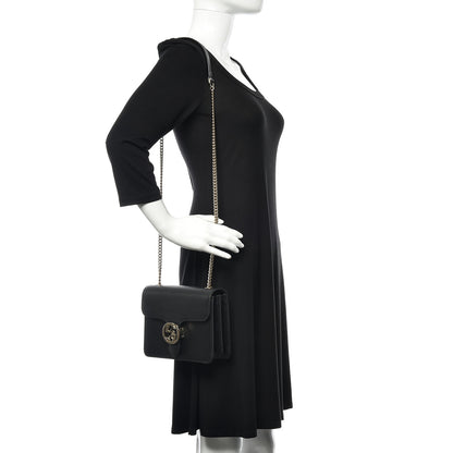 Gucci Dollar Calfskin Small Interlocking G Shoulder Bag Black 2 of 12