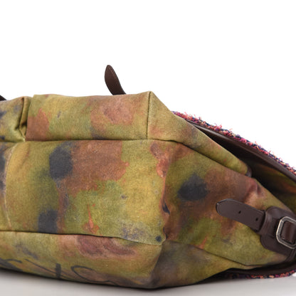 Chanel Washed Toile Large Graffiti On The Pavements Messenger Khaki Multicolor 7 of 10