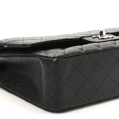 Chanel Caviar Quilted Medium Double Flap Black 9 of 10