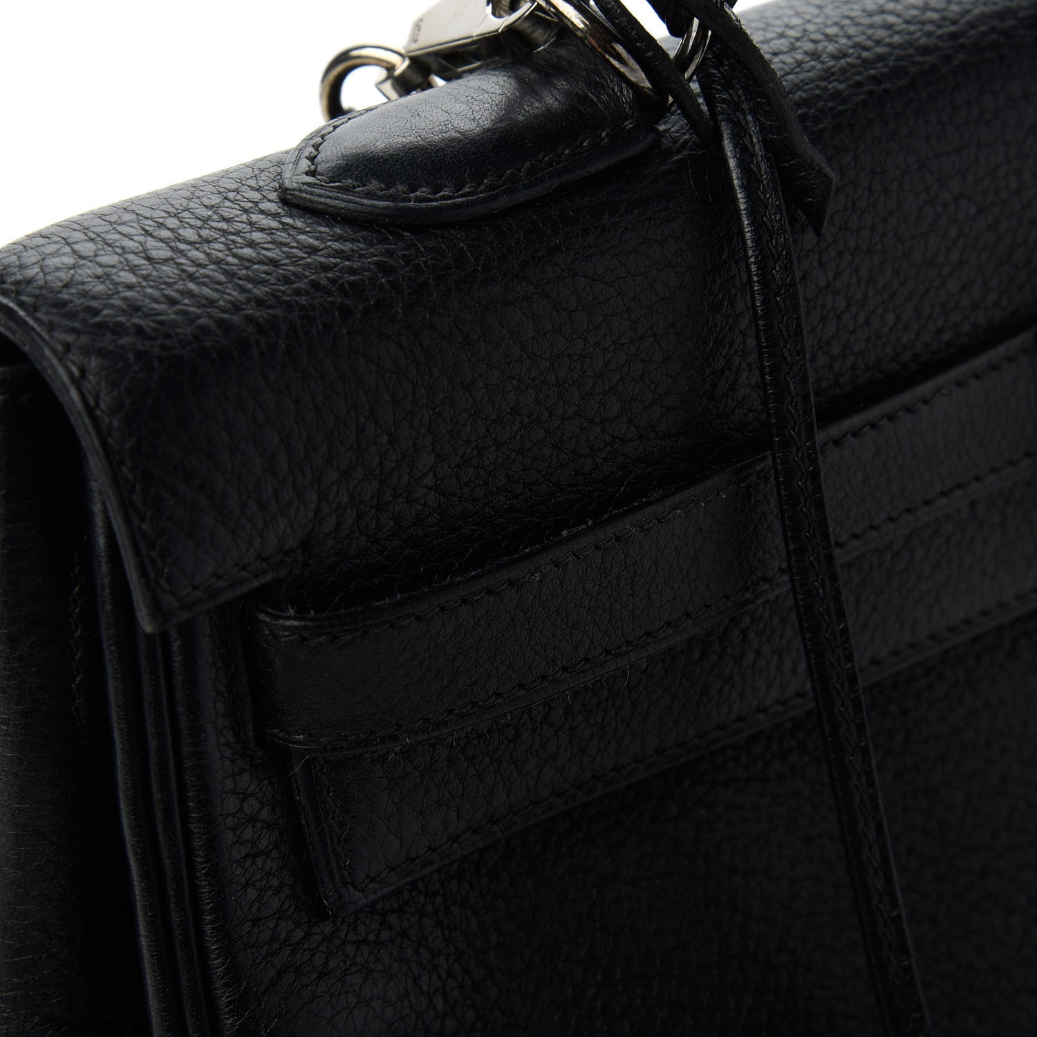 Hermes Taurillon Clemence Kelly Retourne 35 Black 12 of 12