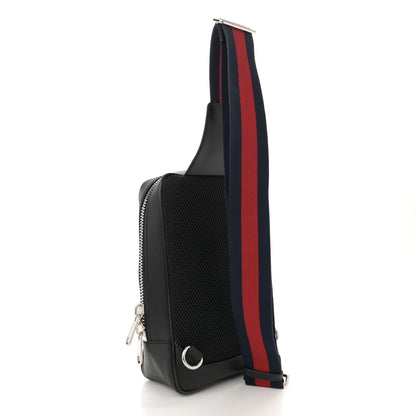 Gucci GG Supreme Monogram Web Belt Bag Black Grey 3 of 13