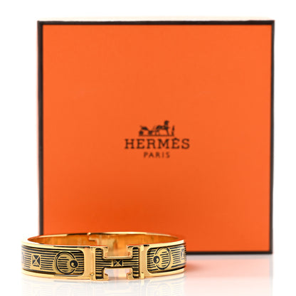 Hermes Enamel Narrow Print Clic Clac H Bracelet PM 6 of 6