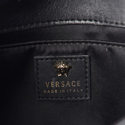 Versace Vitello Palazzo Medusa Evening Clutch Bag Black 6 of 16