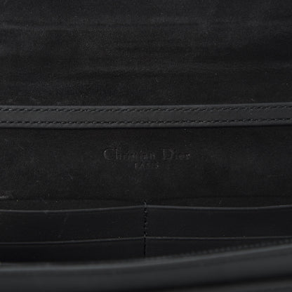 Christian Dior Ultra Matte Calfskin Diorama Wallet on Chain Pouch Black 7 of 10