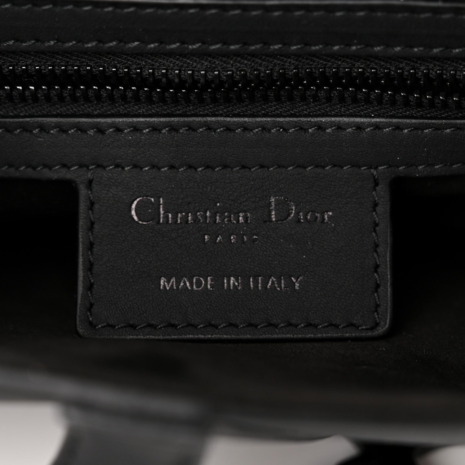 Christian Dior Ultra Matte Calfskin Saddle Bag With Strap Black 6 of 10
