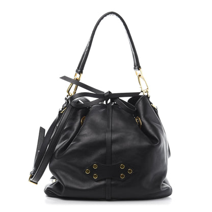 Miu Miu Nappa Bucket Bag Black 1 of 12