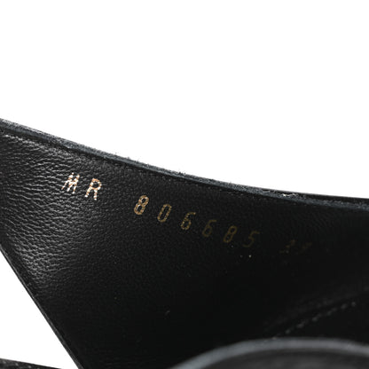 Saint Laurent Nappa Babylone Breteuil Slingback Pumps 39 Bordeaux 9 of 9