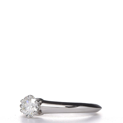 Tiffany Platinum Diamond .38ct Engagement Ring 48 4.5 3 of 6