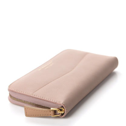 Burberry Trench Calfskin Zip Around Wallet Ash Rose 4 of 12