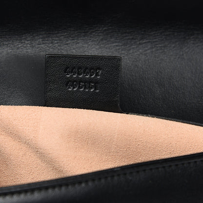 Gucci Calfskin Matelasse Small GG Marmont Shoulder Bag Black 8 of 9
