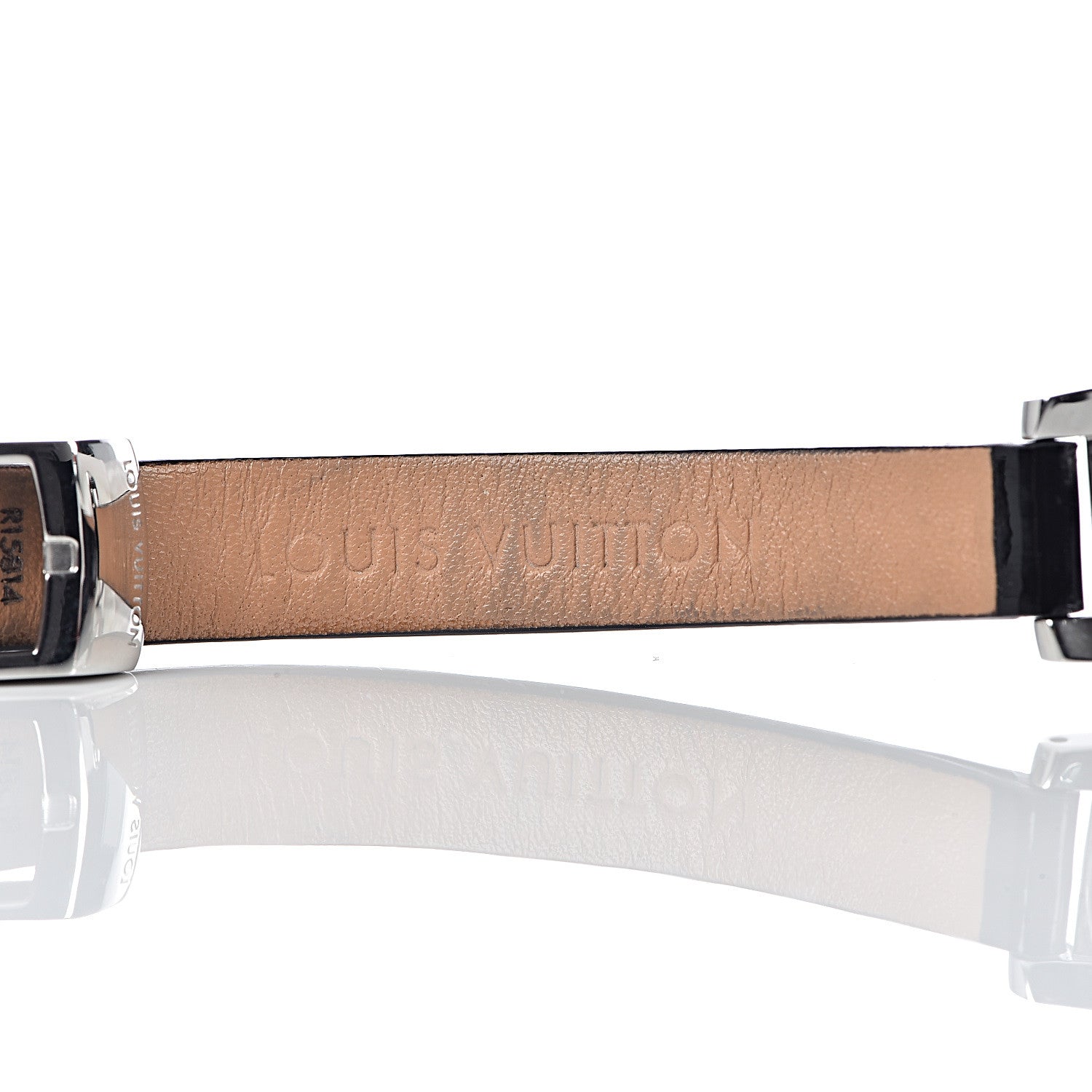 Louis Vuitton Stainless Steel Vernis Mother of Pearl 18mm Tambour Bijou Quartz Watch 6 of 12