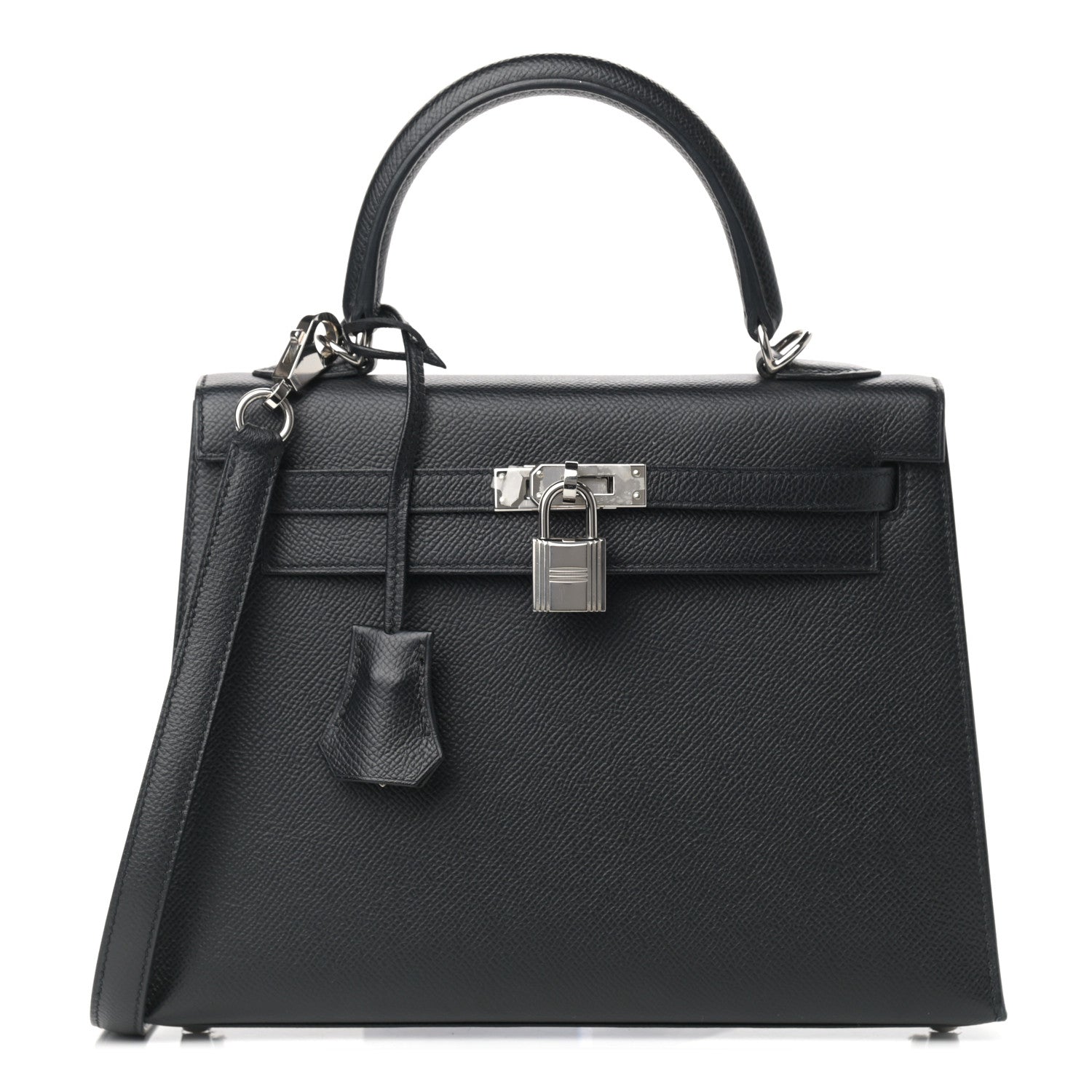 Hermes Epsom Kelly Sellier 25 Black 1 of 10