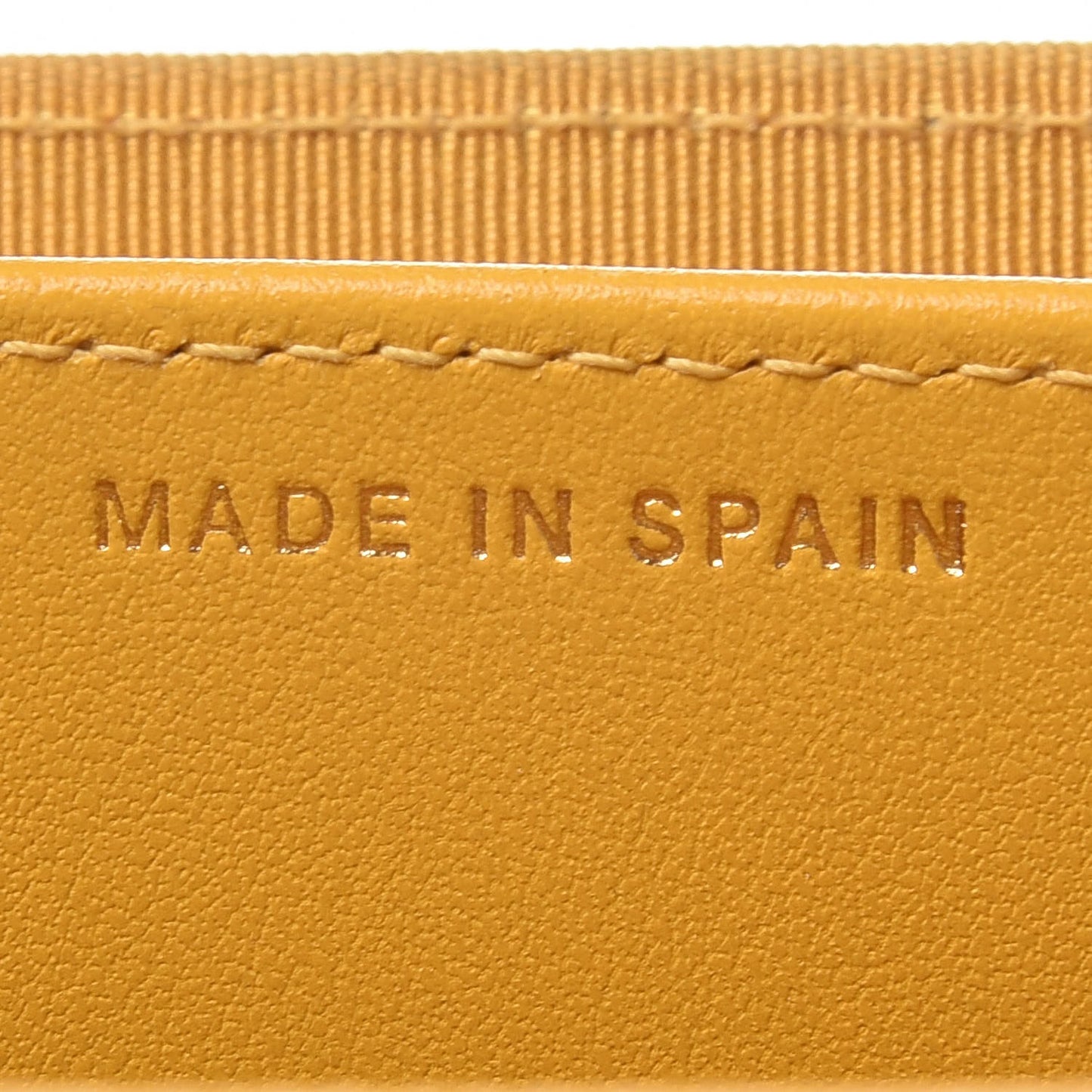 Caviar Quilted Card Holder Wallet Yellow