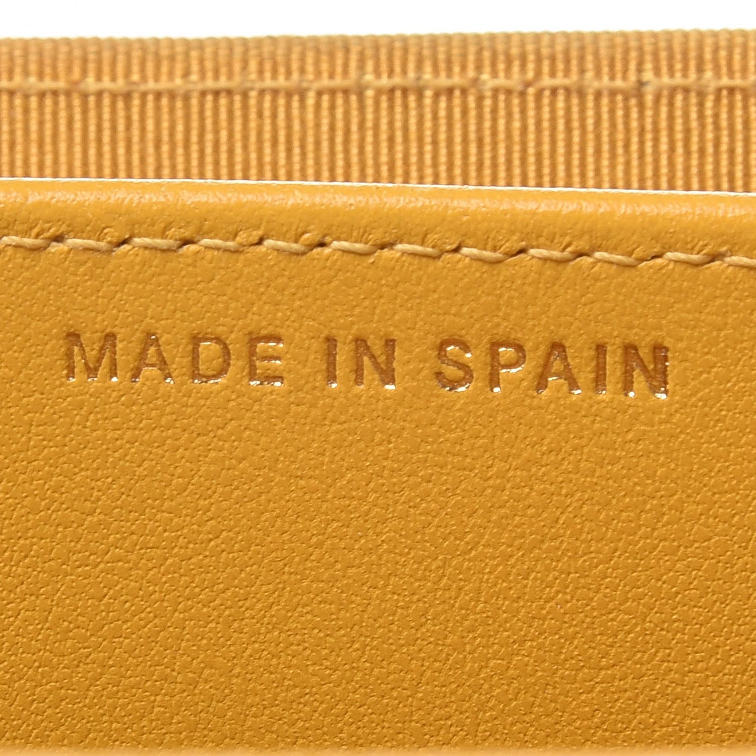 Chanel Caviar Quilted Card Holder Wallet Yellow 11 of 14