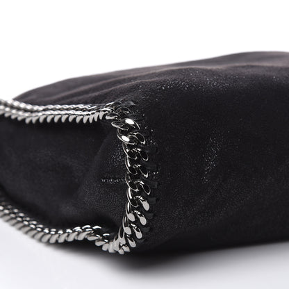 Stella McCartney Shaggy Deer Small Falabella Fold Over Tote Black 8 of 10