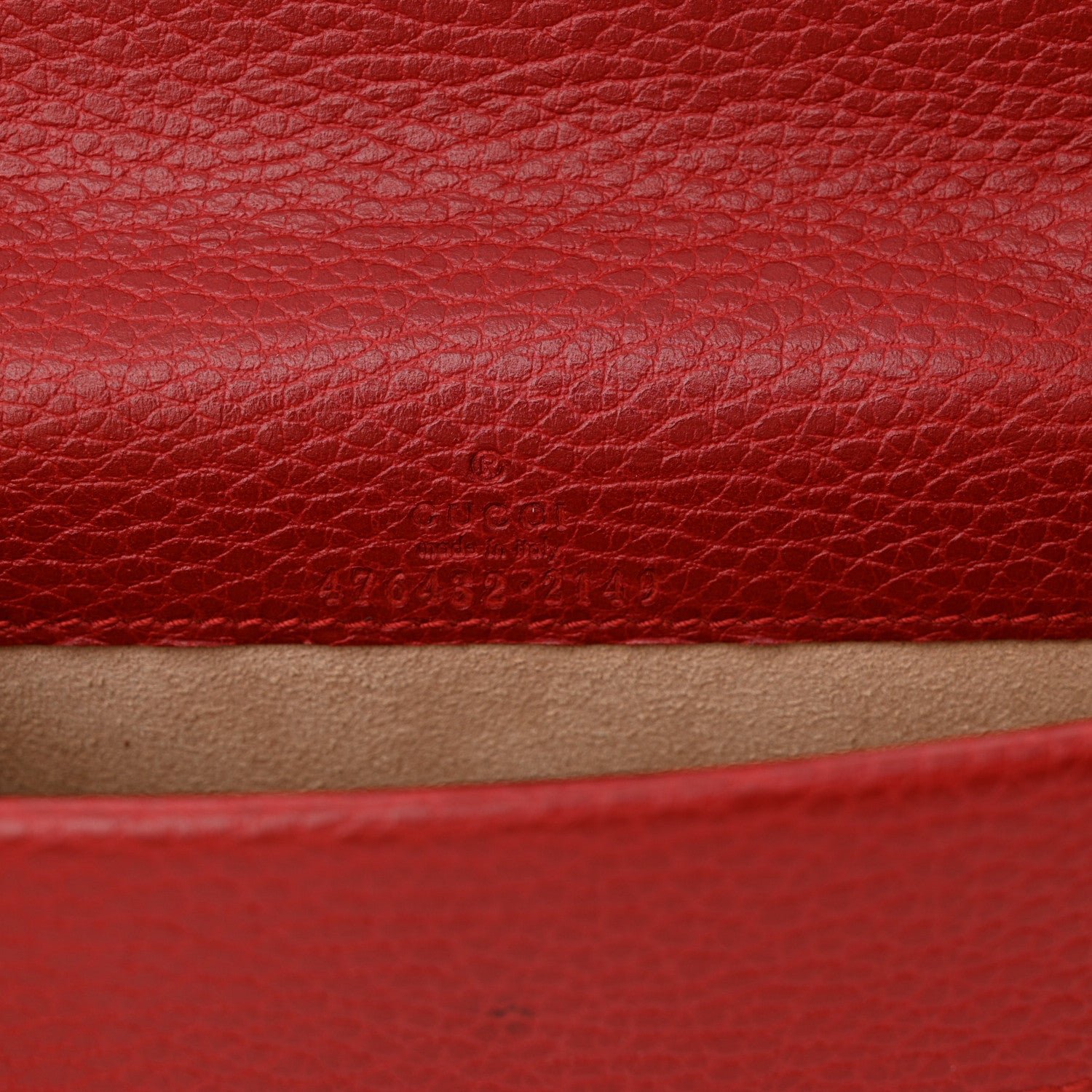 Gucci Calfskin Super Mini Dionysus Shoulder Bag Hibiscus Red 6 of 10