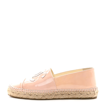Chanel Patent CC Espadrilles 36 Pink 1 of 12