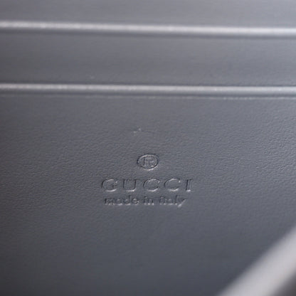 Gucci Calfskin Matelasse Aria GG Marmont Chain Wallet Deep Grey 7 of 10