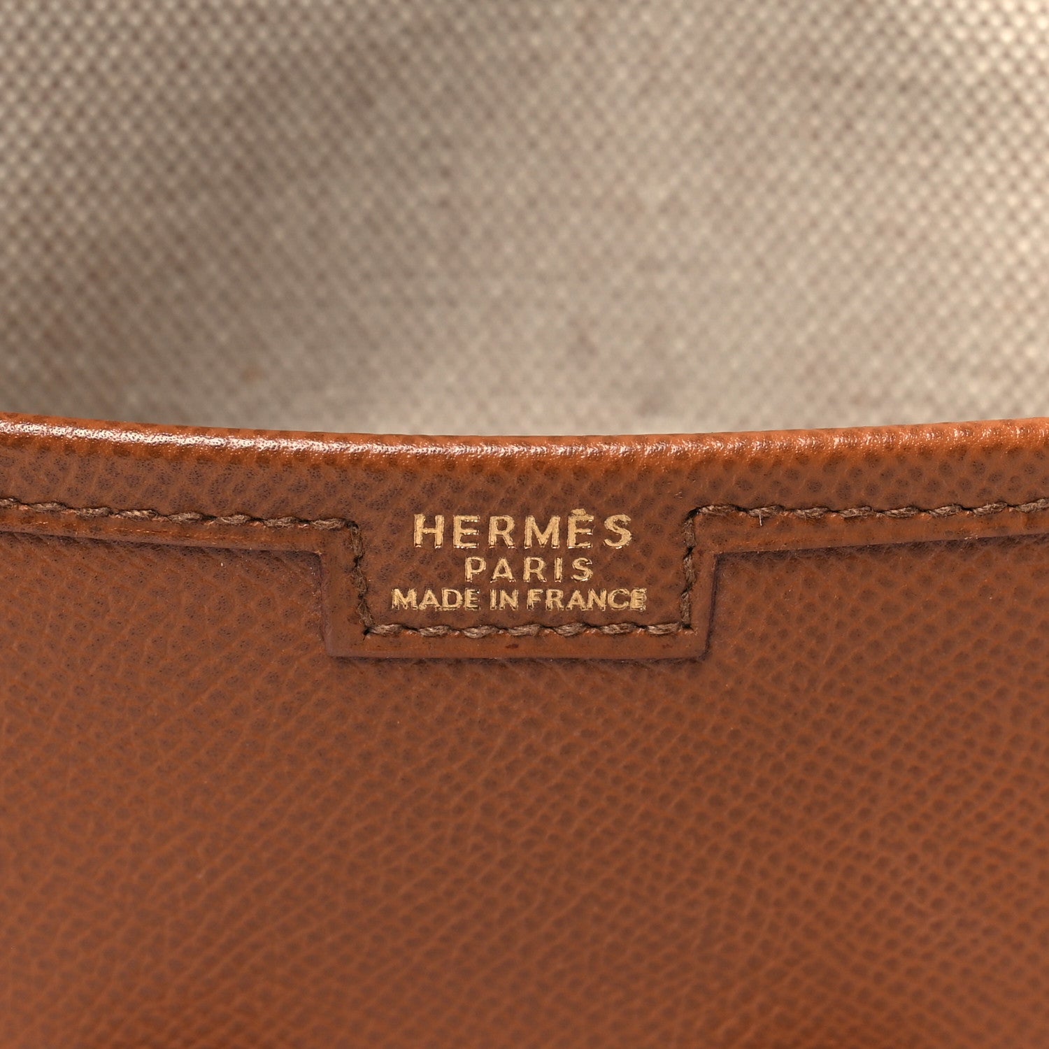 Hermes Epsom Jige PM Clutch Gold 6 of 13