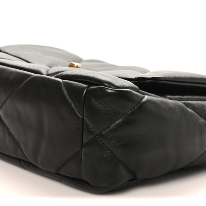 Chanel Lambskin Quilted Medium Chanel 19 Flap Black 10 of 11