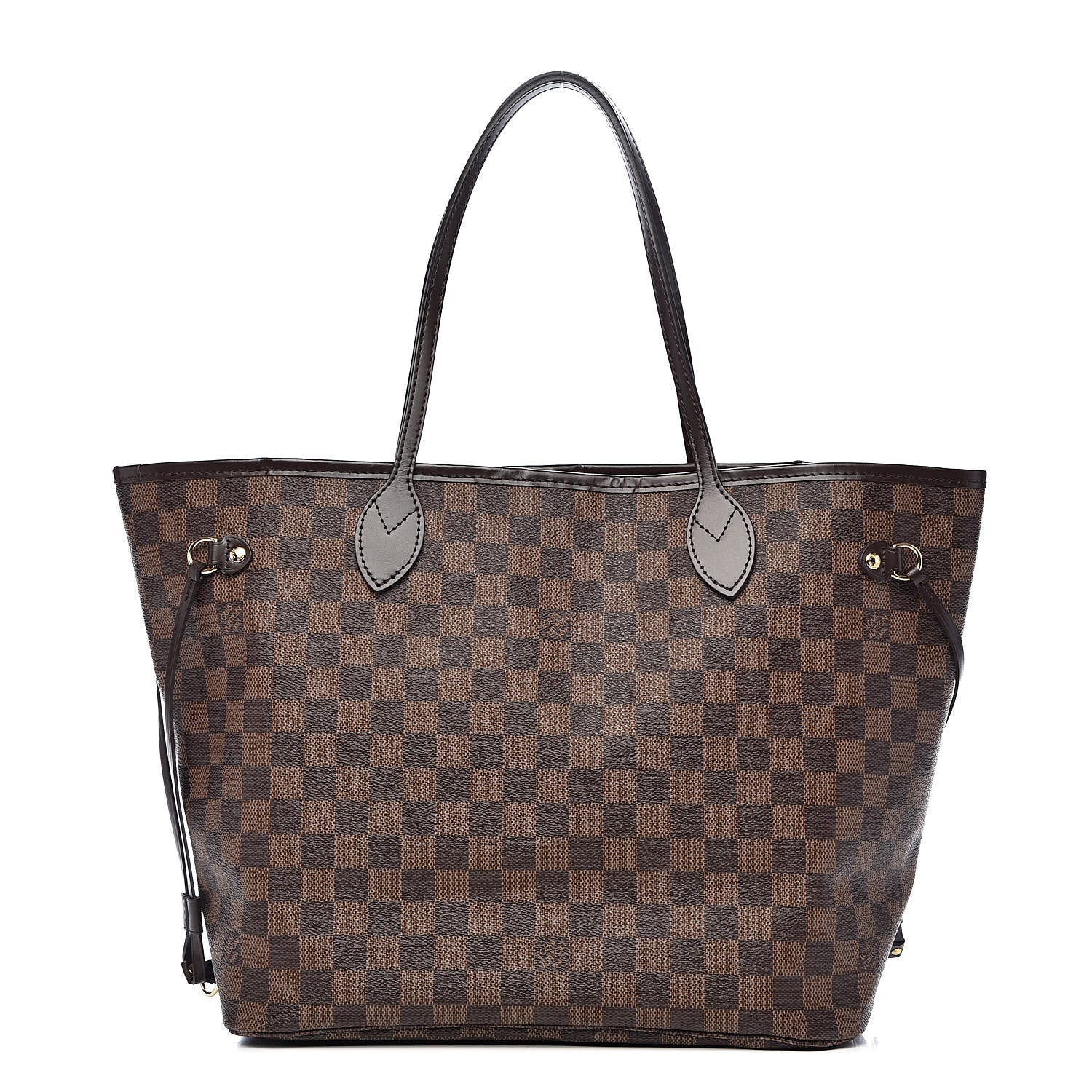 Louis Vuitton Damier Ebene Neo Neverfull MM Rose Ballerine 1 of 11