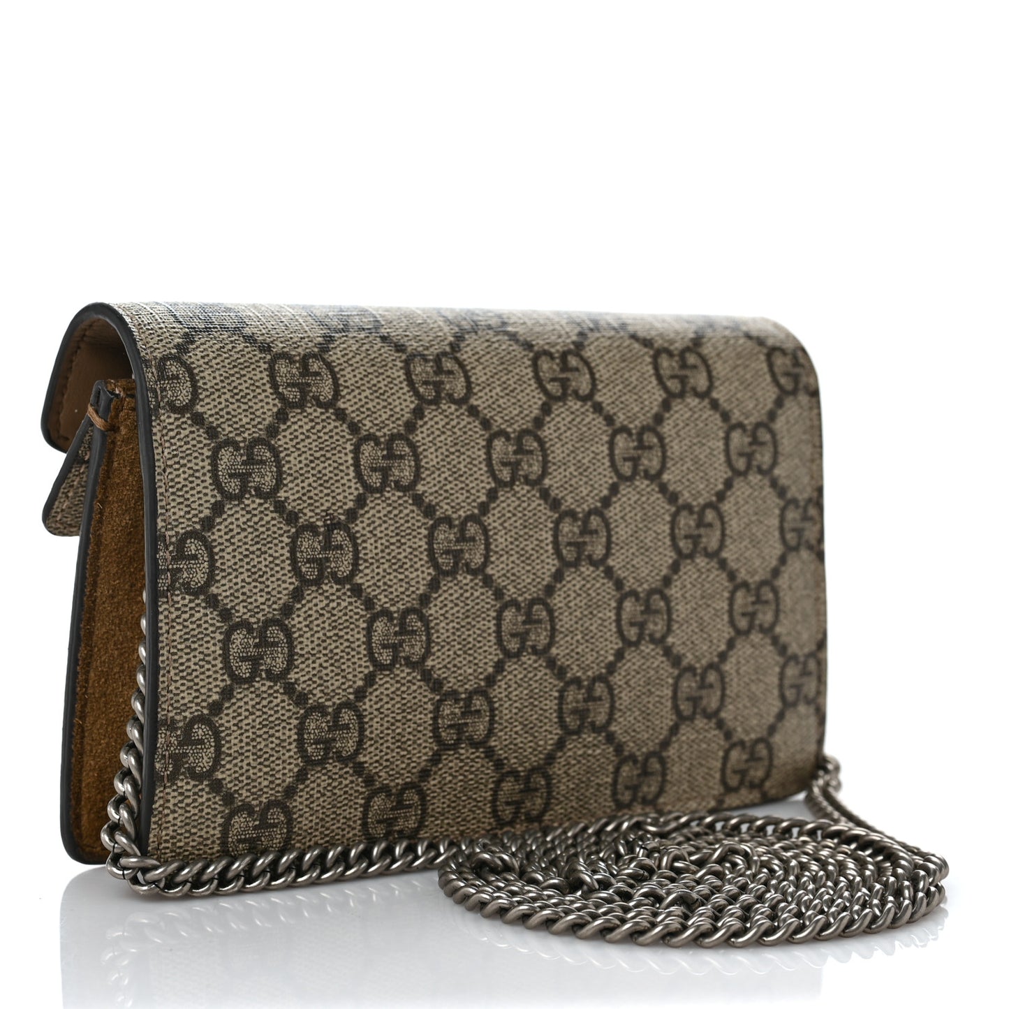 GG Supreme Monogram Super Mini Dionysus Shoulder Bag Taupe