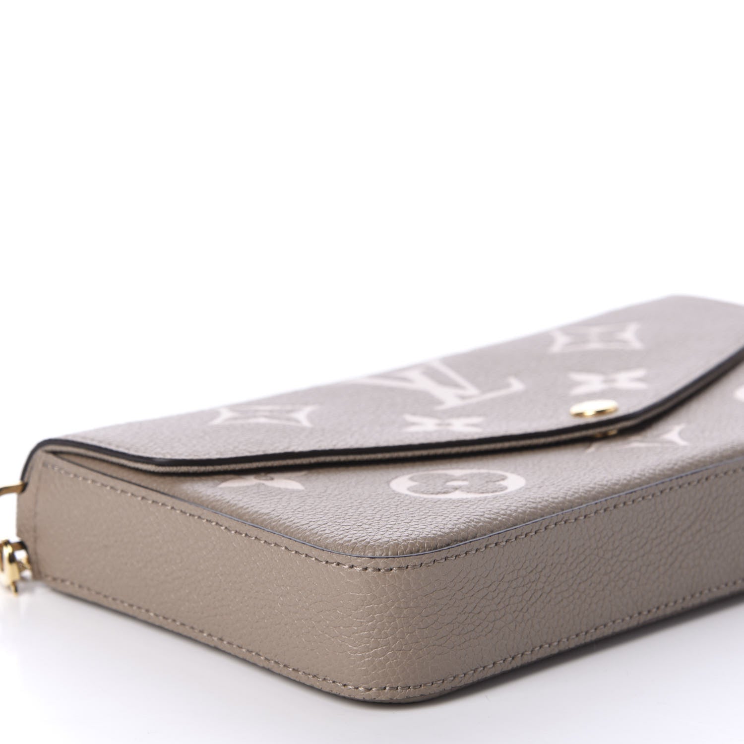 Louis Vuitton Empreinte Monogram Giant Felicie Pochette Tourterelle Creme 6 of 12
