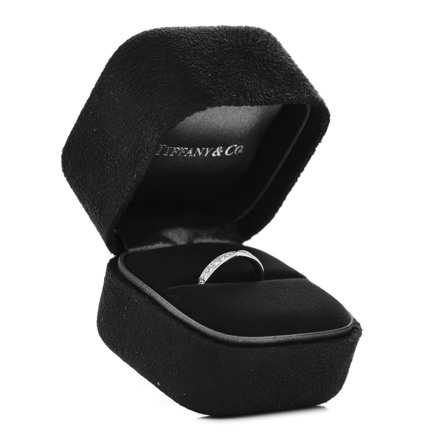 Platinum Diamond Harmony Bead-Set Band Ring 47 4